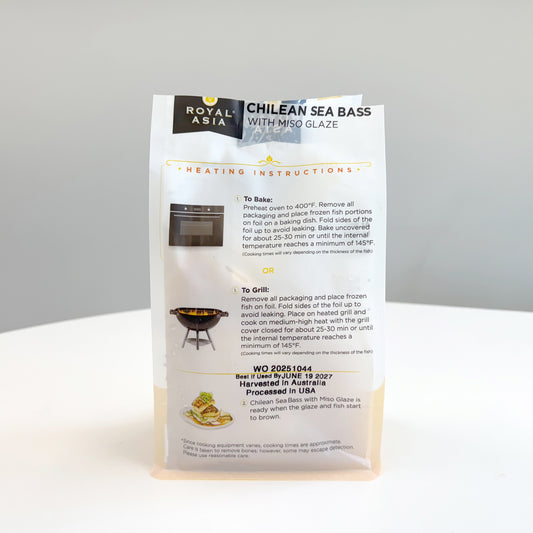 Chilean Sea Bass with Miso Glaze 13.8oz