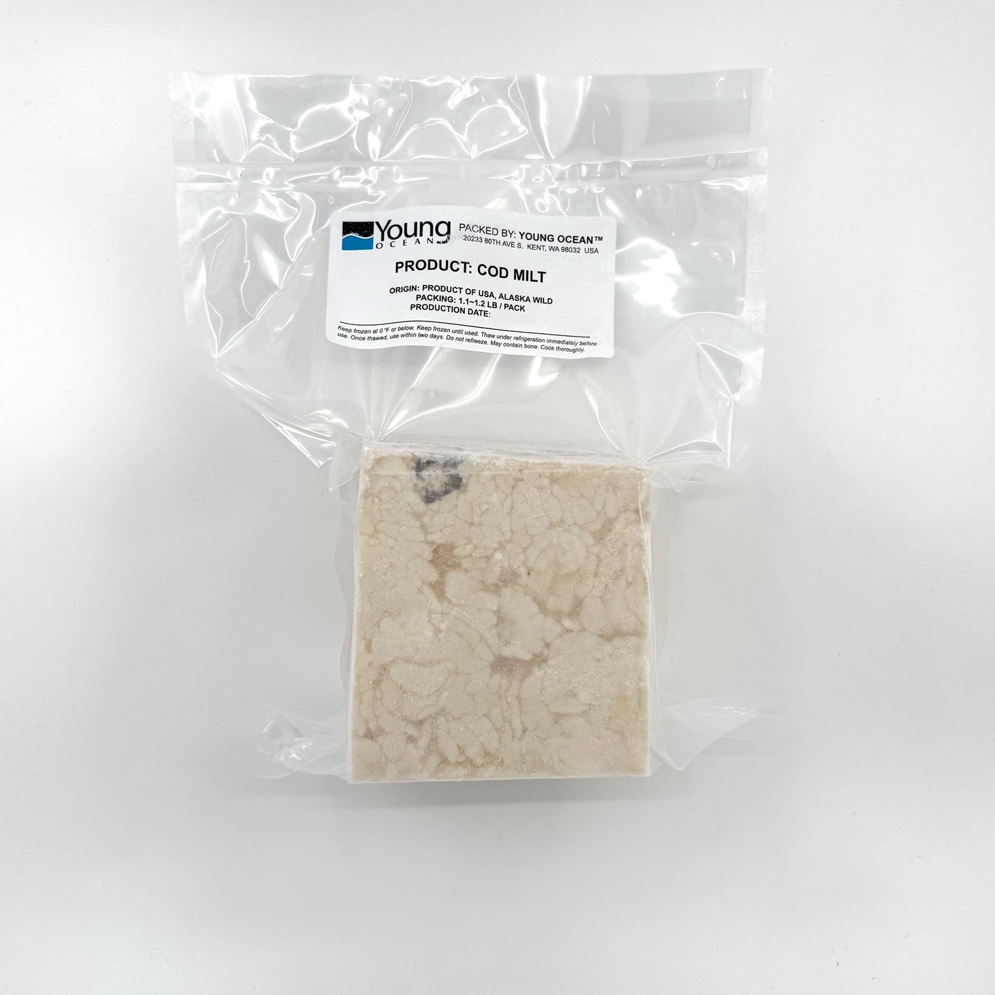 Cod Milt 1.1LB~1.2LB