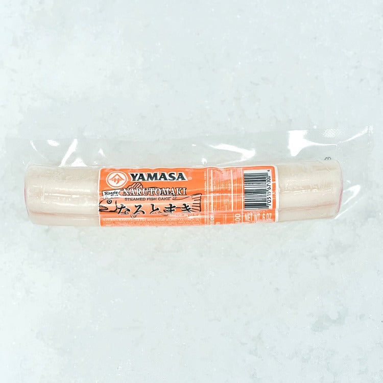 Yamasa Narutomaki Steamed Fish Cake in 6oz Packaging - Premium Japanese Fish Cake for Ramen and Udon
