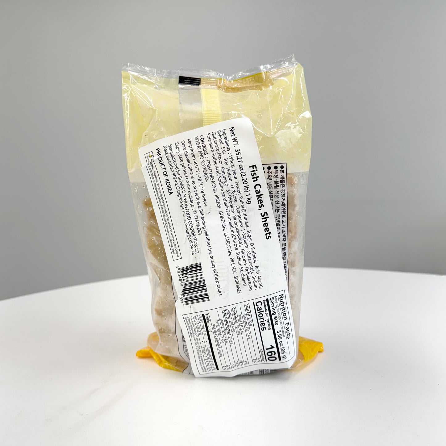 Daewon Busan Fishcake Flat Square Shape 2.2LB