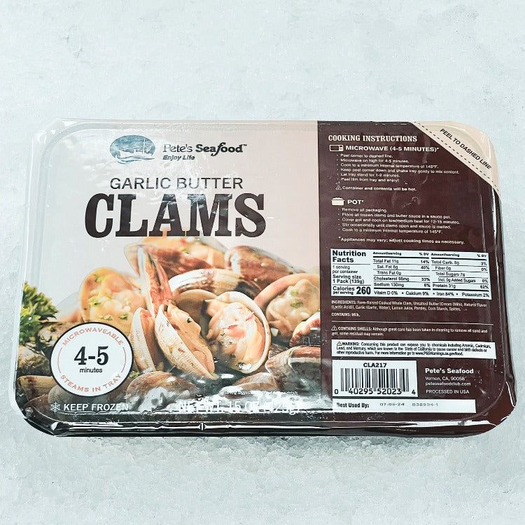 Garlic Butter Clams 15oz