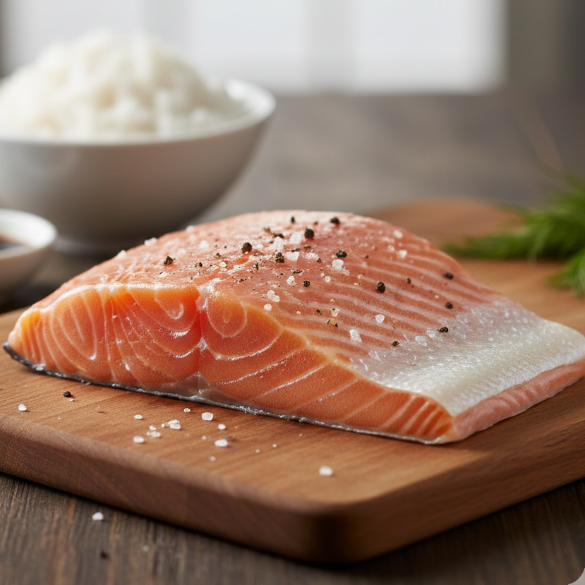 Atlantic Salmon Portion 1LB (SKINLESS)