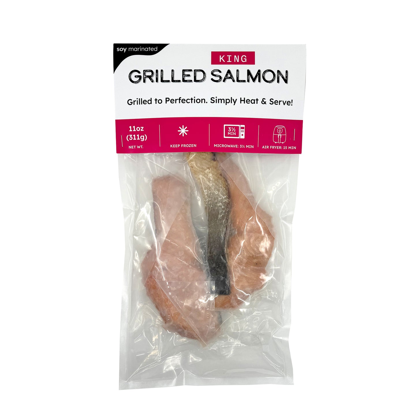 Grilled Fish - Black Cod, Atlantic Salmon, King Salmon 11oz
