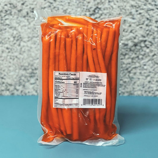 Package of pickled burdock root (Yamagobo) with nutrition facts label, 1.6 lbs