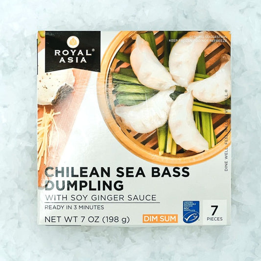 Chilean Sea Bass Dumpling with Soy Ginger Sauce 7oz