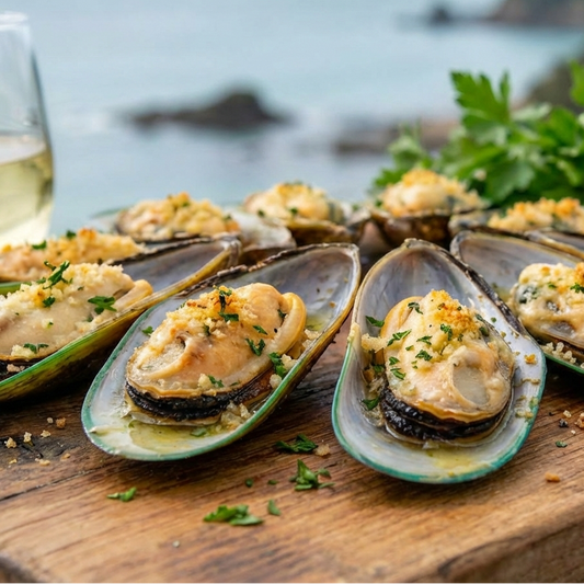 New Zealand Half Shell Green Mussels 2LB