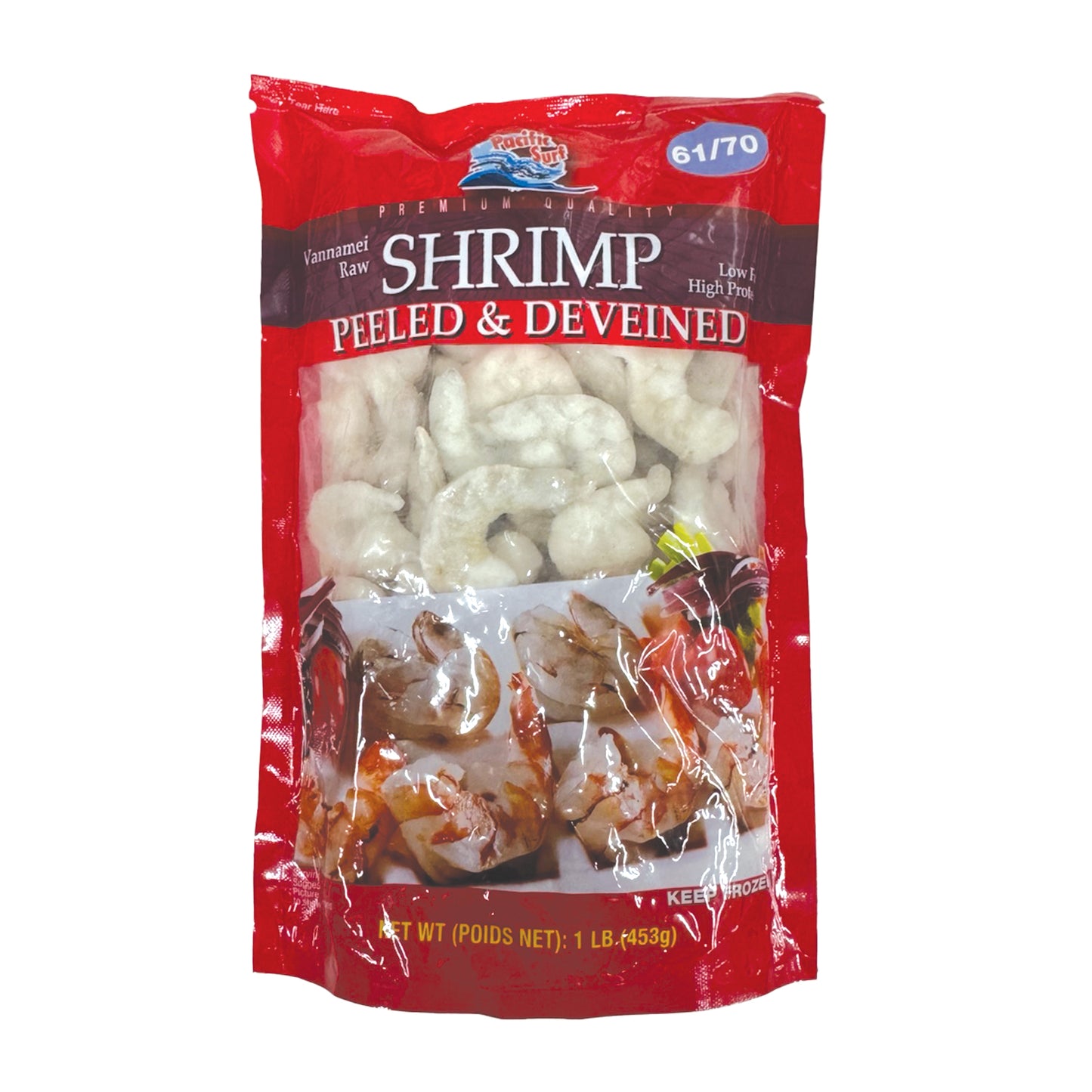 Raw Shrimp Peeled & Deveined 1LB