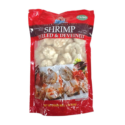 Raw Shrimp Peeled & Deveined 1LB