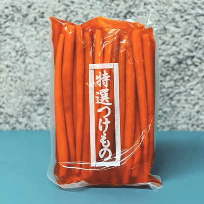 Package of pickled burdock root (Yamagobo) with Japanese labeling, 1.6 lbs